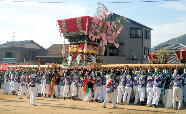 小豆島池田地区　秋祭り